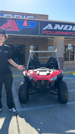 The RZR 200s are SLEIGHING this season! 🎅🔥 Come see the 2025 & 2026 models with Austin at Anderson Powersports or call (928) 680-4151! 🎄 | Anderson AZ West