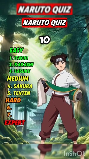 you are a true Naruto fan let's see this quiz 💢💢💢 #narutofans #narutoshippuden
