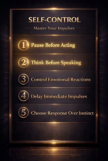 SELF-CONTROL: 5 Rules to Master Your Impulses