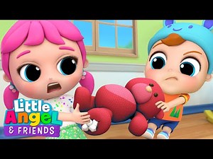 Play Nice Together | Good Manners Song | Little Angel And Friends Kid Songs