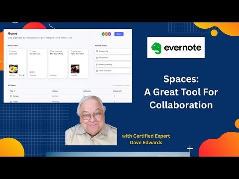 Using “Spaces” To Collaborate in Evernote