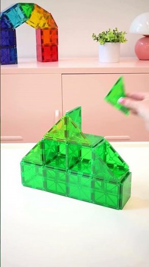 Create a Garden with MAGNA-TILES® and Play-Doh Compound!
