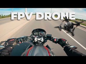 Epic FPV Drone Footage: 80MPH Motorcycle Shots!