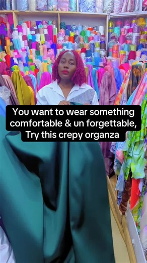 Look fabulous with our organza fabric. #sewingmaterials#fabrics#organza#gintelfabriczone.