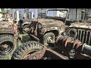Abandoned WW2 jeeps 2016. Amazing abandoned military vehicles WW2. Deserted army cars