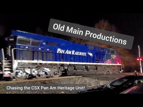 Chasing the Pan Am Heritage Unit down the Old Main