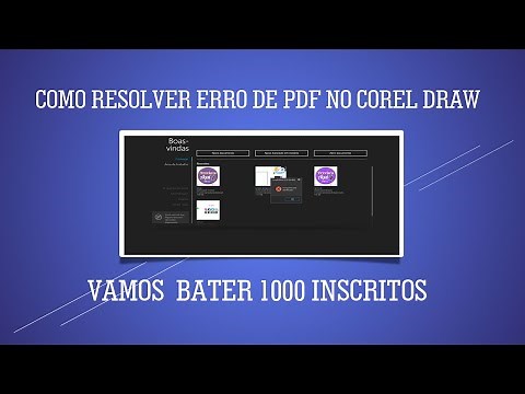 Como resolver erro de PDF no corel Draw