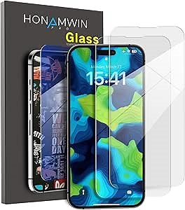 Screen Protector for iPhone 14 Pro Max (6.7 inch) HD 9H 2 PACK Tempered Glass Screen Protector
