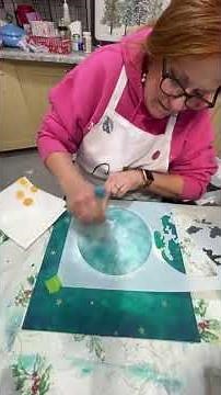 Bring the holiday magic indoors! 🎄❄️ – DIY Stencil & Transfer Craft Tutorial