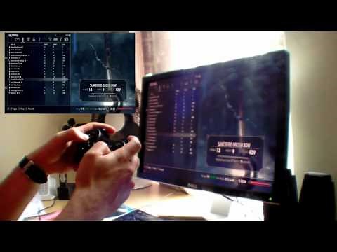 Skyrim on PC with PS3 controller using MotioninJoy