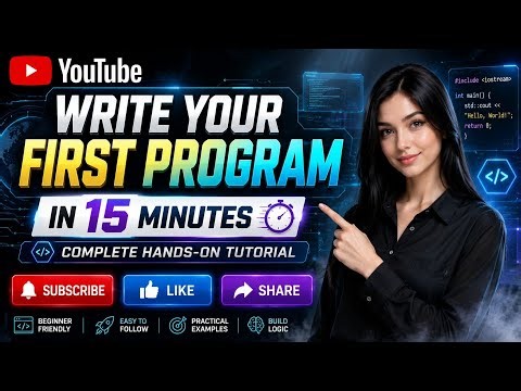 🚀 Write Your First Program in 15 Minutes | Complete Hands-On Tutoria | FuturE_BreaK_CodeR