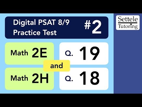 Digital PSAT 8/9 #2, Math Module 2H (hard), Question 18 (statistics)