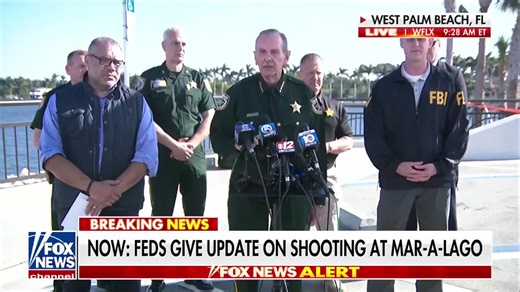 NEW: Authorities give update after confirming armed man was shot and killed after breaching the secure perimeter at Mar-a-Lago. | Fox Business