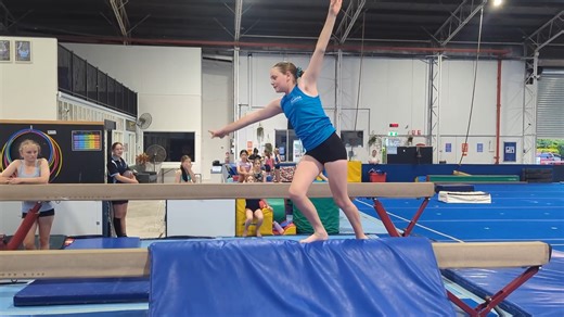 Here's some recent flic on beam work from the League 4 competitive team's Heidi, Dee Dee, Peyton and Madi. The girls are doing a great job progressing their flics from low beam to high beam - well done, girls! | Allstar Gymnastics