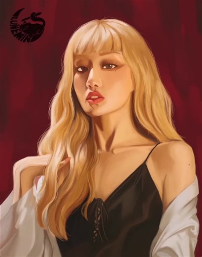 minnie painting practice 👀 shes soo pretty 😭 #gidle #minnie #art #fyp #speedpaint