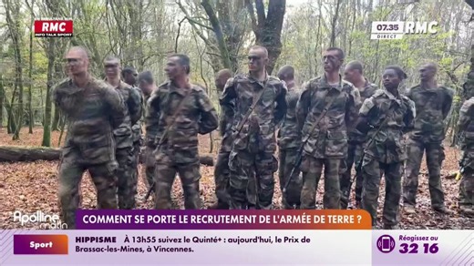 Comment se porte le recrutement de l'armée de terre ?