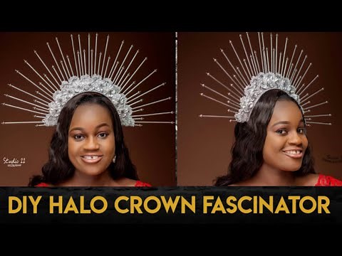 DIY HALO CROWN FASCINATOR// Quick and easy tutorial on Halo Crown Hairpiece.