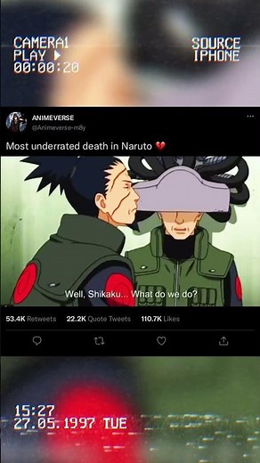 One of the most underrated death in Naruto ~ shikaku and inoichi #shorts #trending #anime #Naruto