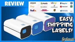 Watch AOBIO Shipping Label Printer Review on Amazon Live