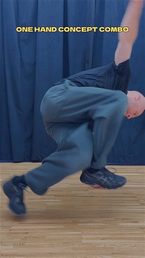 One hand concept combo // watch full tutorial by bboy Intact