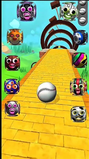 Going ball🏀 OBJV/s action ball🏈 V/s Rolling balls Vs sky rolling ball🏀 #hyperbolic#geometry#shorts