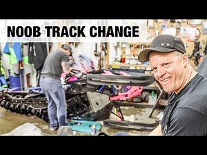 Can a NOOB change a 162" snowmobile track?