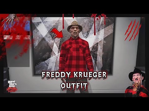 GTA 5 ONLINE- HOW TO MAKE FREDDY KRUEGER OUTFIT TUTORIAL (SPOOKY SEASON )