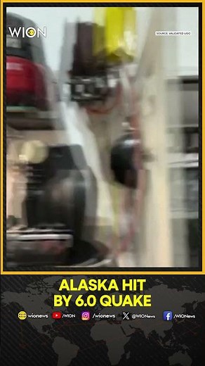 6.0-Magnitude Earthquake Rocks the Anchorage Area of Alaska | WION Shorts