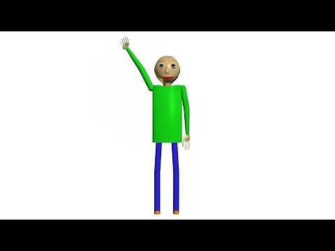 Baldi Wave Animation Test (Blender)