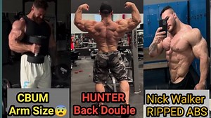 72 reactions · 7 comments | Nick walker Ripped abs, Hunter Labrada huge back double | Wasil Raza Fitness | Facebook
