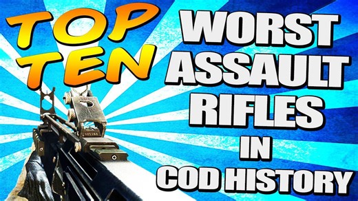 Top 10 "worst Assault Rifles" In Cod History (top Ten - Top 10) "call Of Duty" | Chaos