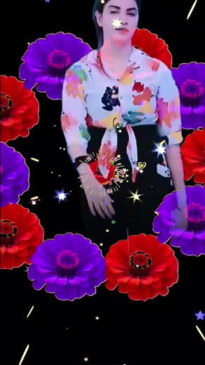 Vibrant Animated Flowers Enhance Captivating Visuals