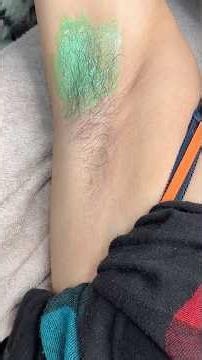 Armpit waxing by green apple wax/ #armpit waxing #ricawax #skincare #beauty @pummybeautyworld