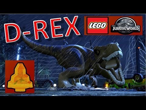 D-Rex. Lego Jurassic World The Game. How to unlock T-REX