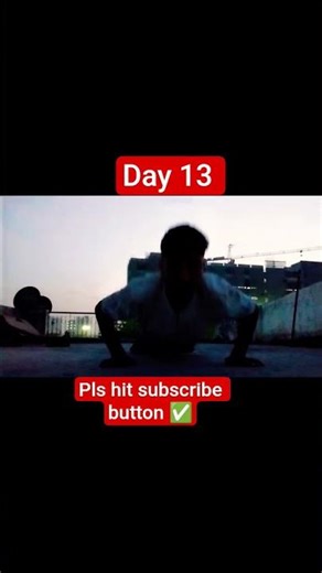 Day 13 work homework out #homeworkout #pushupchallenge #subscribe #fitwithmuditt #supportmychannel