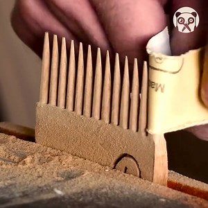 1.8M views · 2.3K reactions | Making a beautiful wooden comb Partner: GR Woodworking YT: https://www.youtube.com/@gr_woodworking/videos | Crafty Panda | Facebook