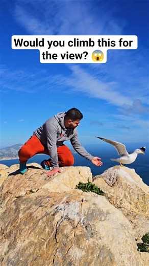 This hike is NOT for everyone! 😰 #calpe #hiking