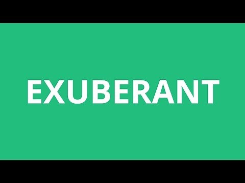 How To Pronounce Exuberant - Pronunciation Academy