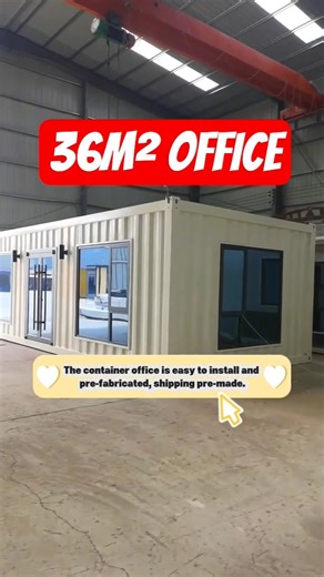 Prefab Container Office Tour: 4m x 9m Modular Workspace Design