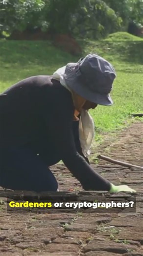 The Hidden Garden Code – Flowers are planted in a strange pattern.