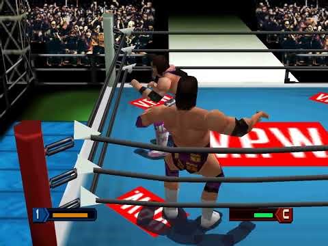 Virtual Pro-Wrestling 2 freem Edition Matches - Razor Ramon vs Bret Hart