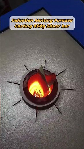 High-Efficiency Silver Melting Furnace | Melt 500g in Minutes
