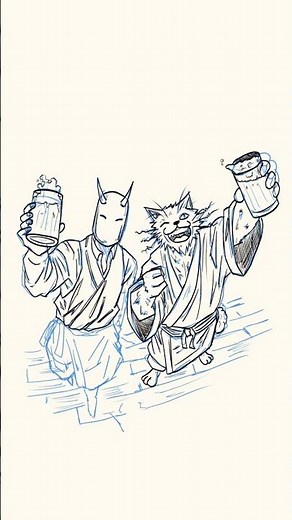 13 boire #inktober2025 #art #animestyle #drawing #artiste #inktober