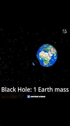 94K views · 533 reactions | Earth VS Black Hole #UniverseScience | Universe Science | Facebook