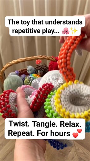 Finally. A toy designed for HANDS that need to MOVE. 💙 This octopus gets it. The endless twisting and threading of beads provides the perfect, predictable sensory loop that soothes anxiety and helps with focus. It's not just a toy — it's a tool for regulation, learning, and calm. Want to create this MIRACLE? 👇 PATTERN LINK IN COMMENTS! P.S. Tag a parent, teacher, or therapist who's searching for the PERFECT sensory tool! 💖 #AutismFamily #SensoryDiet #SensoryProcessingDisorder #SPD #AnxietyRel
