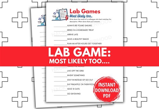 Lab Week Games Printable: Most Likely Too, Medical Lab Activity (digital Download) - Etsy