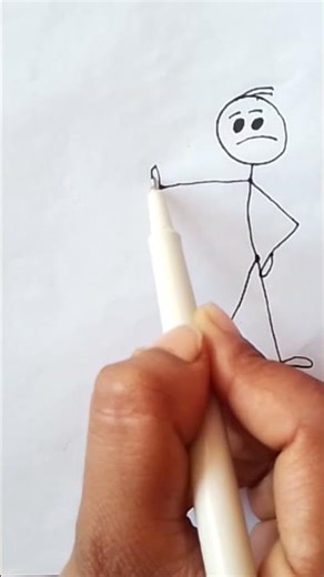 Stick Figure Drawing #stickman #funny #cartoon #artshorts
