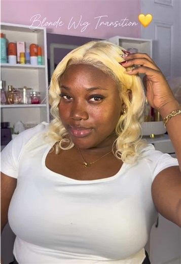 Wig transition🤪🔥🔥Run out right now. Call me blondie for the christmas🎄 This was inspired by@mspinkey_ Pg16 make this go viral🥺 #wiginstall #wigtransition #viral_video #funnywigvideo #transitiontutorial