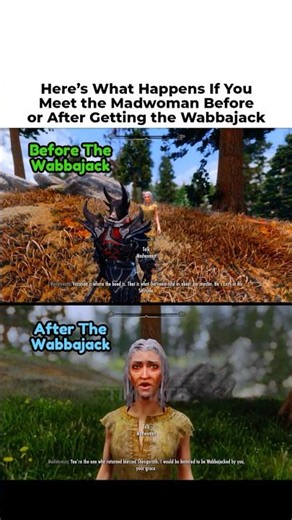 What Happens If You Meet the Madwoman Before or After Getting the Wabbajack - Skyrim