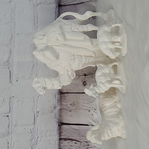 Atlantic Mold Company Nativity Scene Animals Ceramic Mold UNPAINTED Figurine Set